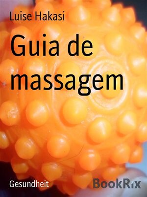 cover image of Guia de massagem